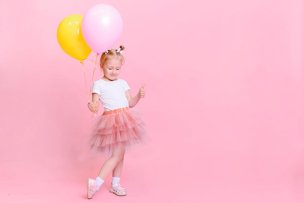 6 Layered Tutu Skirt for Girls Princess Tulle Dance Skirts Toddler Girl Ballet Tutu Skirt