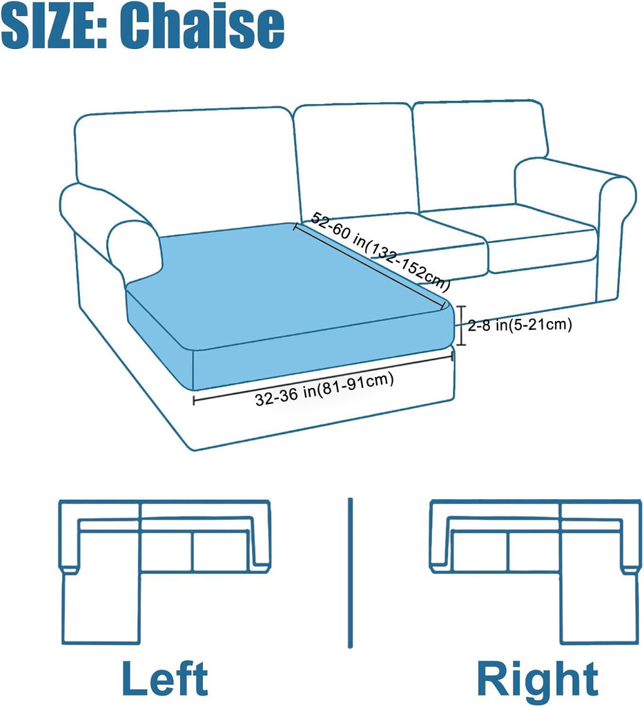 Waterproof Couch Cushion Covers, L Shape Sectional Couch Covers