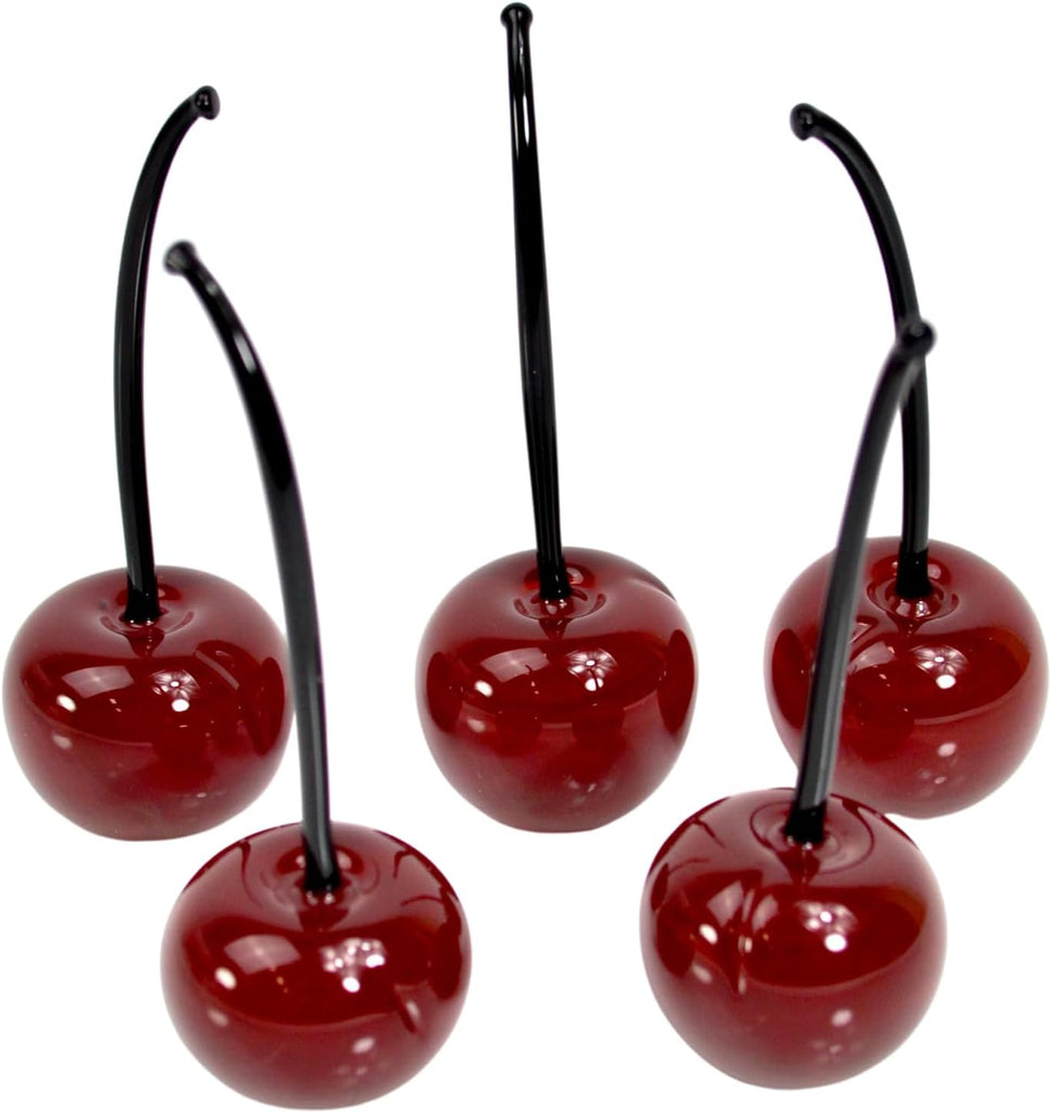 Cherries, Fruit Figurines - Set of 5