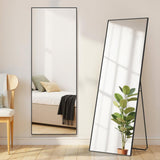 Mirror Full Length, Upgraded 16"x59" Body Wall Mirrors with Shatter-Proof Glass, Floor Standing, Hanging or Leaning