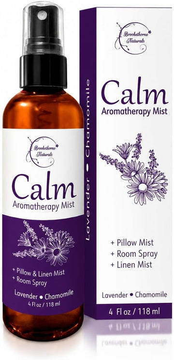 Calm Aromatherapy Mist | Lavender Pillow Spray 4oz - Set of 4