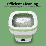 Portable Washing Machine, Mini 16L Upgraded with Spin Basket Laundry Machine, 3 Modes Deep Cleaning, Upgraded Small