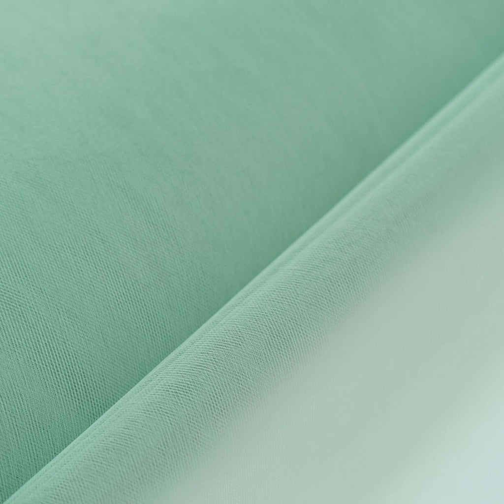 108" x 50 Yards Extra Large Soft Wedding Tulle for Party Decorations Banquet Event Sewing DIY Crafts Fabrics - Sage