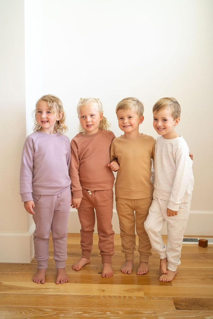 Fall Outfits for Kids and Toddler | Long Sleeve Top and Long Pants Set Baby Sweatsuits