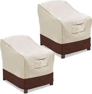 Patio Chair Covers, Lounge Deep Seat Cover, Heavy Duty and Waterproof Outdoor Lawn Patio Furniture Covers (2 Pack