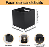 2 Pack LED Outdoor Wall Lights Exterior/Interior, Up and Down Lights IP65 Waterproof Wall Sconces