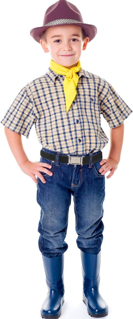 5 Pieces Kids Magnetic Belt Adjustable Fashion Belt with Magnetic Buckle for Boys and Gilrs