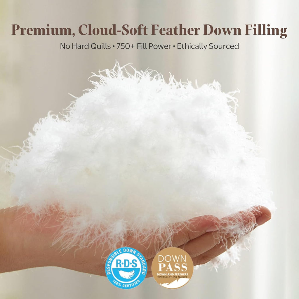 Luxury Down Feather Fiber Comforter Queen