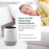 Air Purifier for Home, Small Spaces (Covers, 500-sq ft), 2-in-1 Filter for Pollen, Smoke, Dust, Dand