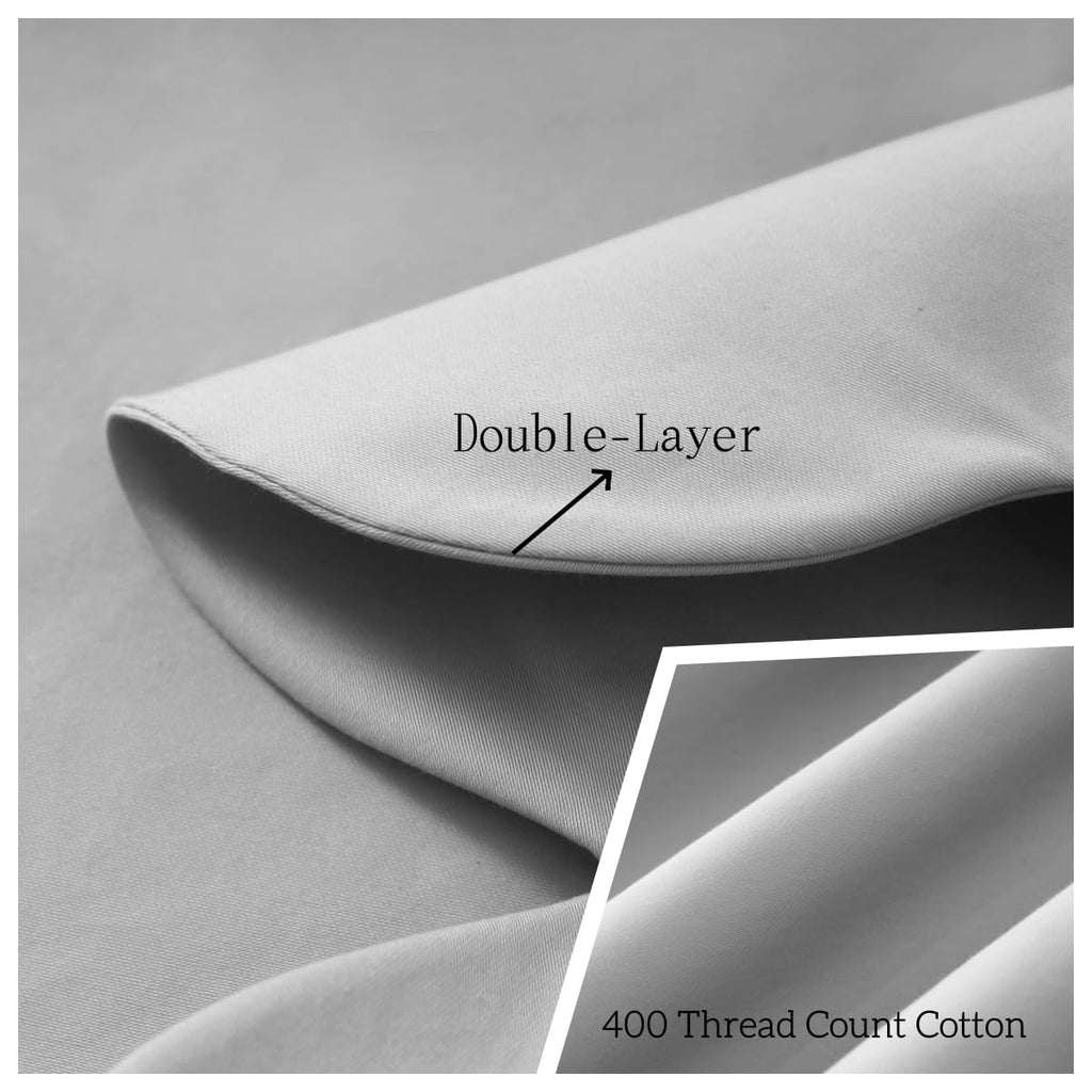 Scallop Edge Crib Skirt Grey, 100% Egyptian Cotton 400 Thread Count Crib Skirt Dust Ruffle,Double