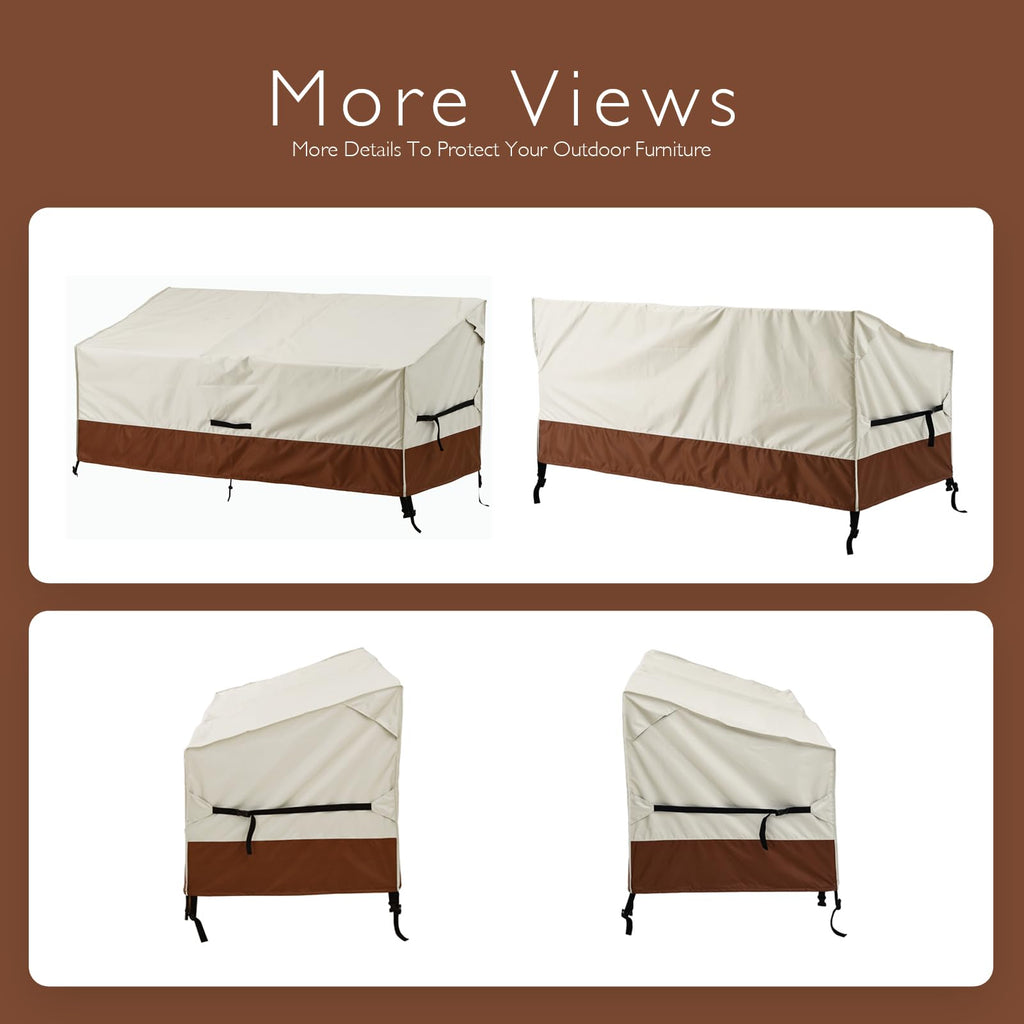 Patio Loveseat Cover Waterproof 423D Bench Cover