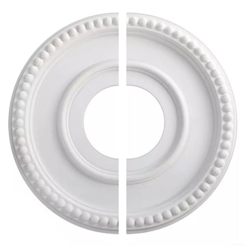 Ceiling Medallion, Ceiling Fan Light Cover, PU Split Ring For Chandeliers And Flush Mount Fixtures, Decorative