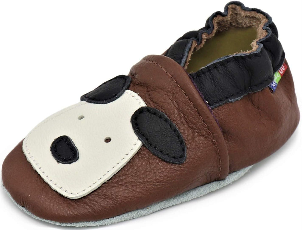 Toddler Kids Unisex Slipper Animal Flower Soft Sole Leather Baby Shoes