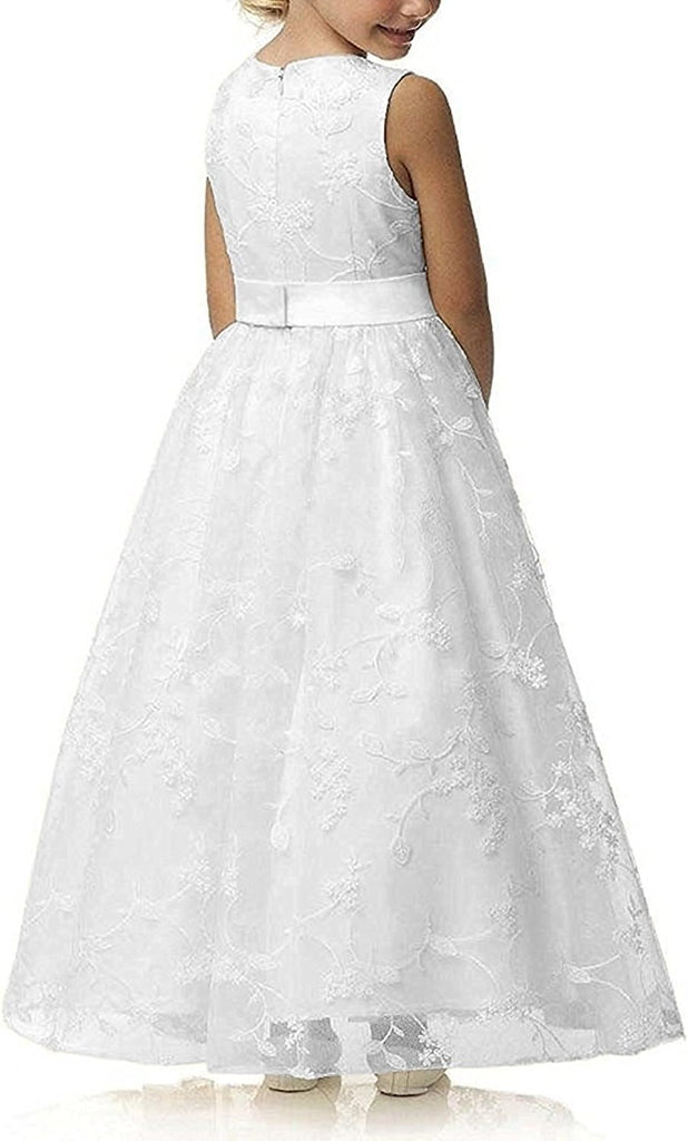 Lace A-Line Flower Girl Dress