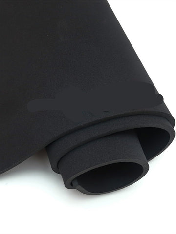 7mm Thick Neoprene Fabric, Waterproof Windproof Diving Shockproof, Black, Solid, 45cm x 30cm