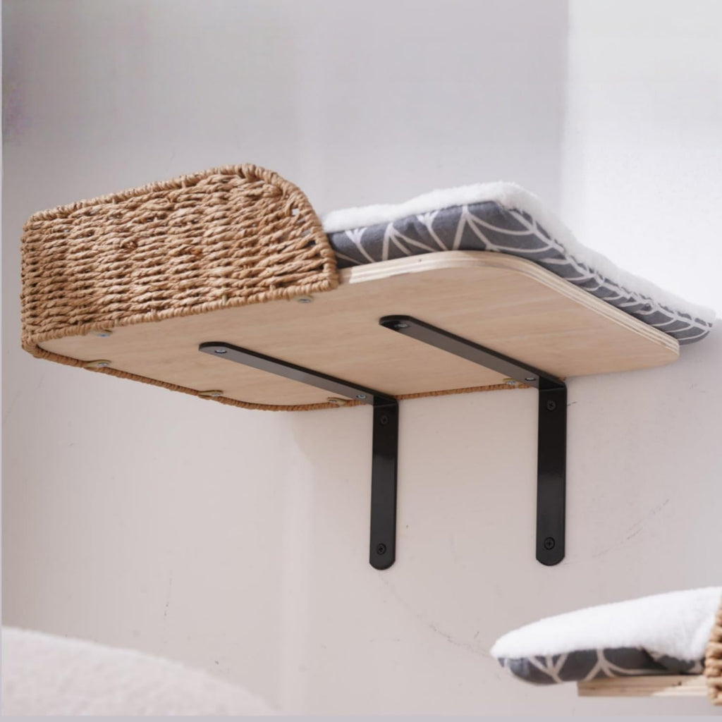 2-Pack Wall Mounted Cat Bed Perch