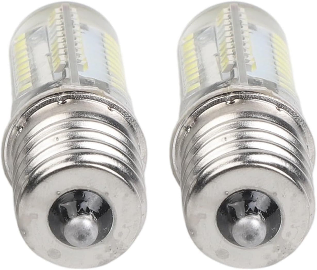Microwave Light Bulb E17 Base 2 Pack Dimmable LED 6000K Natural White for Oven Stove Refrigerator Lamp