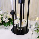 35inch 10pcs Black Candelabra Centerpieces for Tables 5 Arms Wedding centerpieces for Decorations
