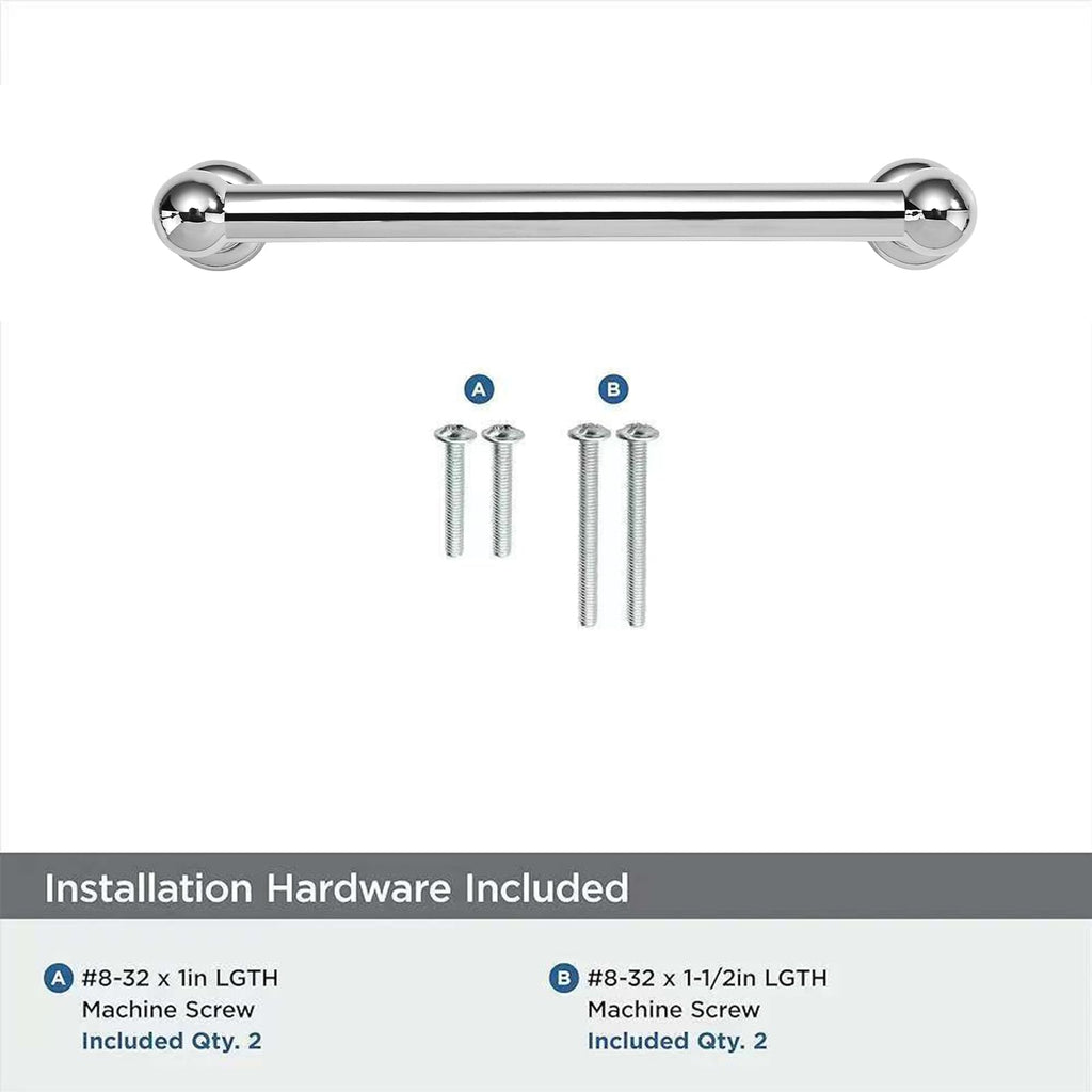 10 Pack 4 inch(102mm) Hole Center Vibrant Polished Chrome Cabinet Pulls Solid Heavy-Duty Kitchen Cabinet Hardware for