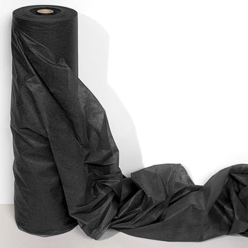 Black Flame Retardant Gossamer, 59 Inches x 100 Yards, Sheer Fabric for Wedding Decorations, Baby Shower, Gender