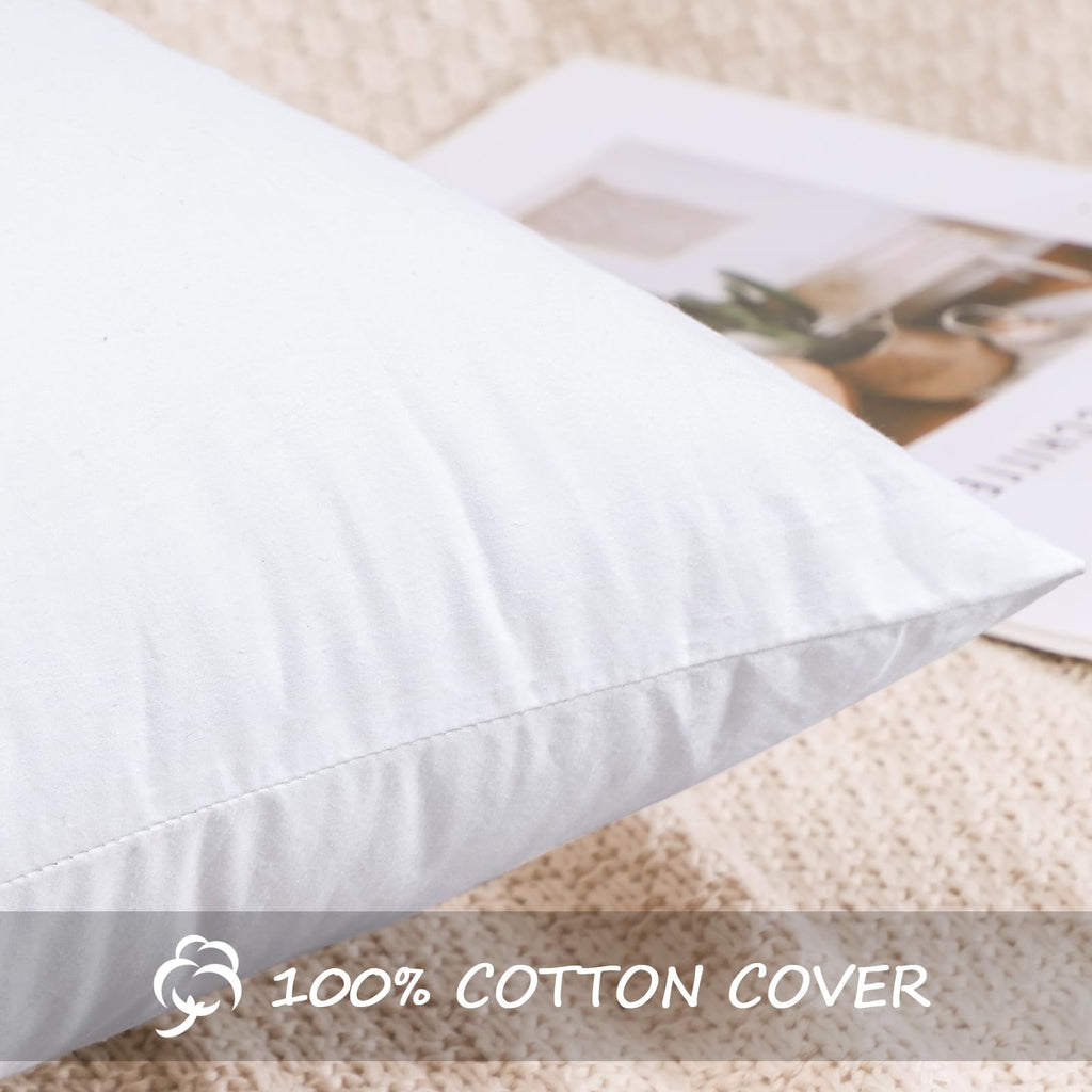 14x36 Pillow Insert, Synthetic Down Lumbar Pillow Insert for Bed, Ultra Soft Decorative Long Throw Pillow Inserts