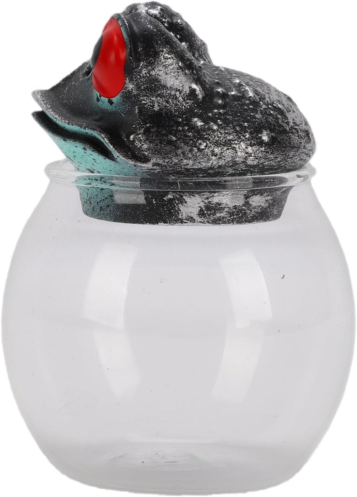 Apothecary Jar Handcrafted Vintage Glass Storage Container with Lid Wide Mouth Sealed Tea Condiment Holder Counter