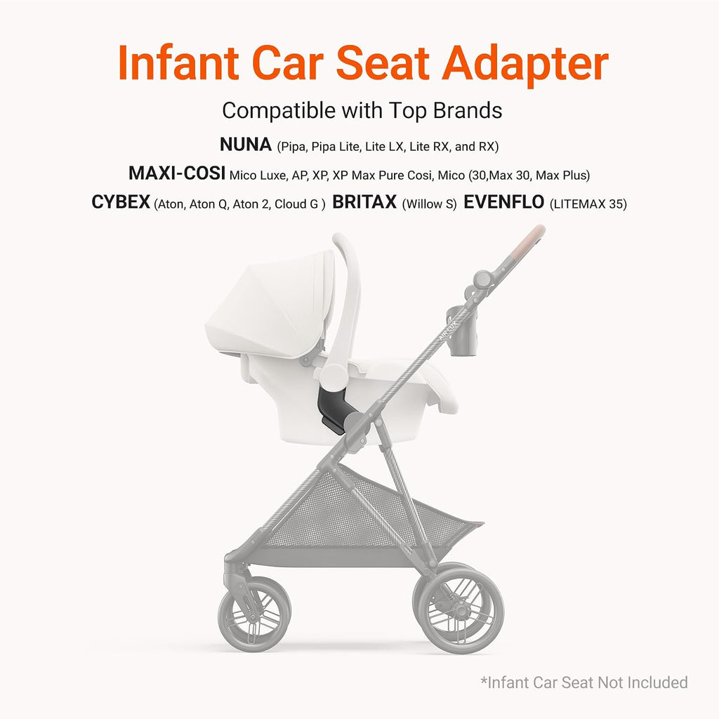 Full-Size Baby Stroller with Bassinet from Newborn to Toddler