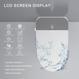 Auto Open/Close Lid Smart Toilet Bidet with Built-in Tank, Auto Flush & Wash, Elongated Heated Seat