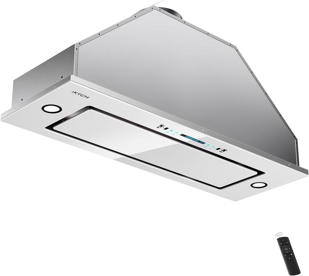 30 Inch Stainless Steel Under Cabinet Range Hood 900 CFM 4 Speed Touch & Remote Control Baffle Filters, Convertible Ducted/Ductless