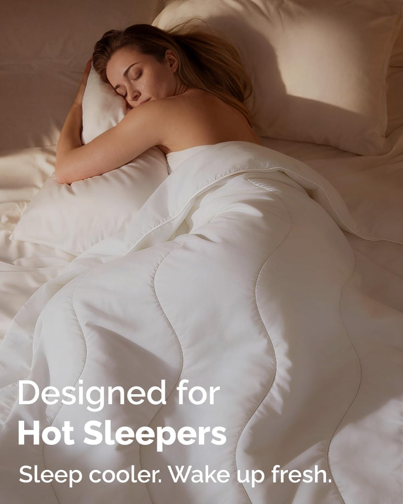 CGK Cooling Comforter King - Summer Blanket - 104x90 (White)