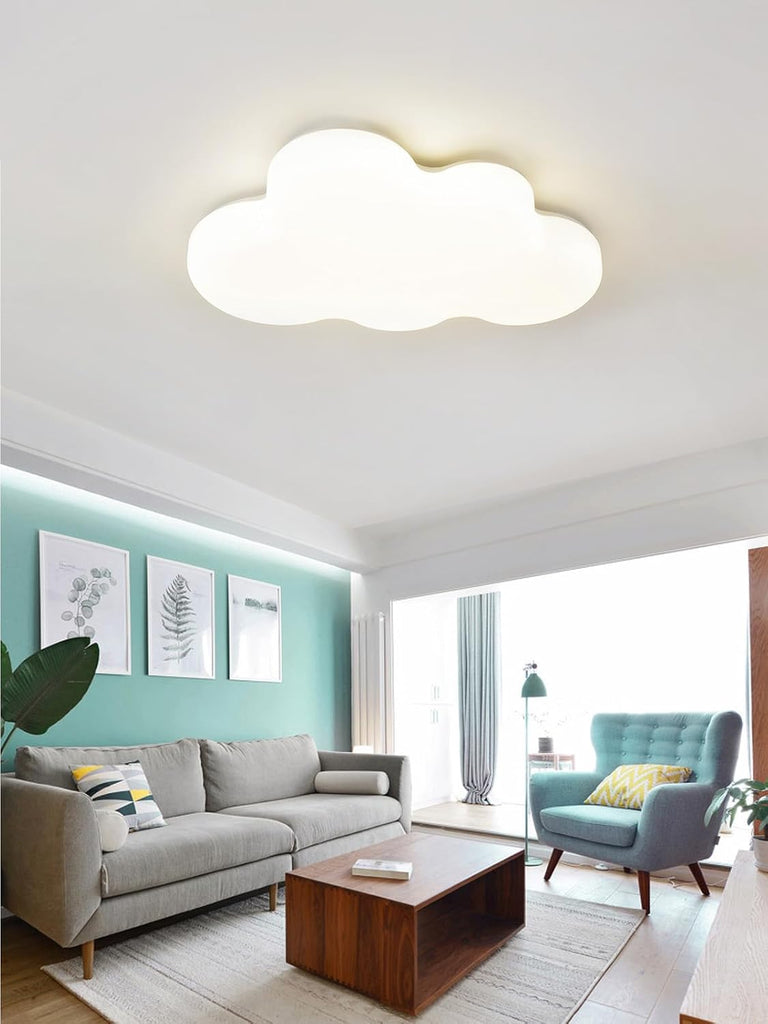 Cloud Ceiling Light, 60W Dimmable LED Flush Mount Fixure for Kids Bedroom