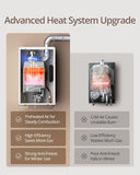 Natural Gas Tankless Water Heater Indoor - Max 4.8 GPM 110, 000 BTU