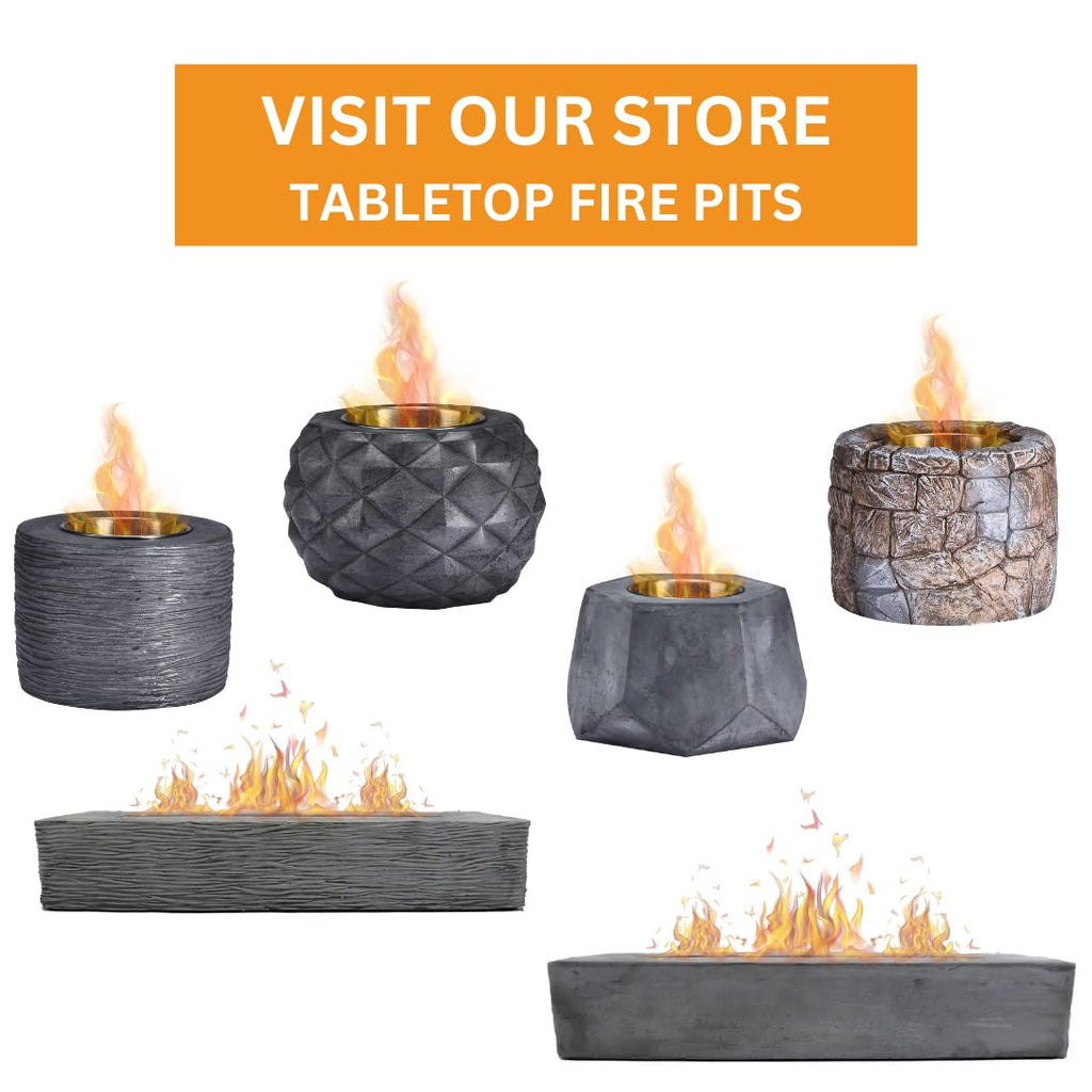 Premium Tabletop Fireplace Fuel - 1 Liter Ethanol for Fire Pits and Table Top Fireplaces