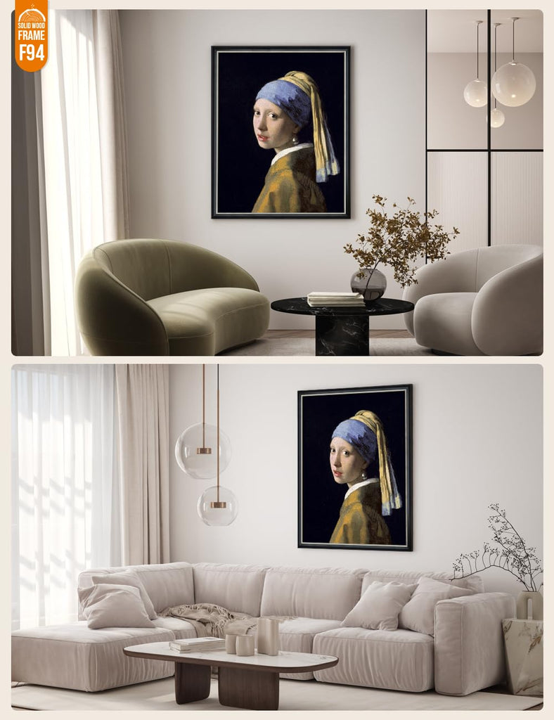 Girl With a Pearl Earring Canvas Wall Art, 40x30
