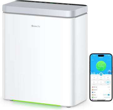 Smart Air Purifier for Home Large Rooms, Covers up to 1046 ft², PM2.5 Monitor, Sleep Mode, 3-in-1 Fi