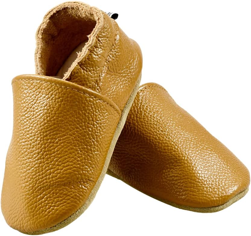 Baby Leather Shoes Baby Slippers Soft First Walker Shoes Crib Shoes Moccasins for Toddlers