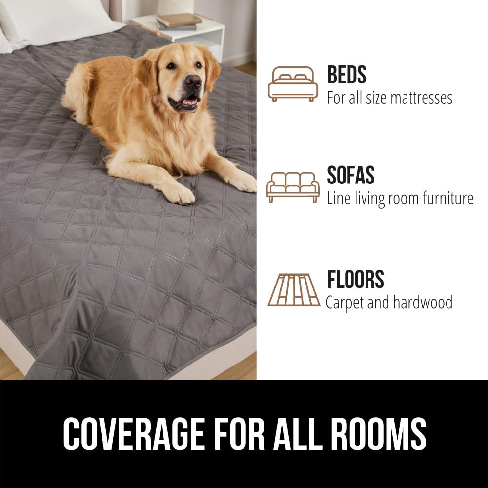Waterproof Dog Blanket, Couch Cover for Dogs, 30x70 Charcoal