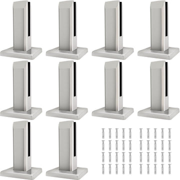 10 Pack Glass Railing Spigots 304 Stainless Steel Heavy-Duty