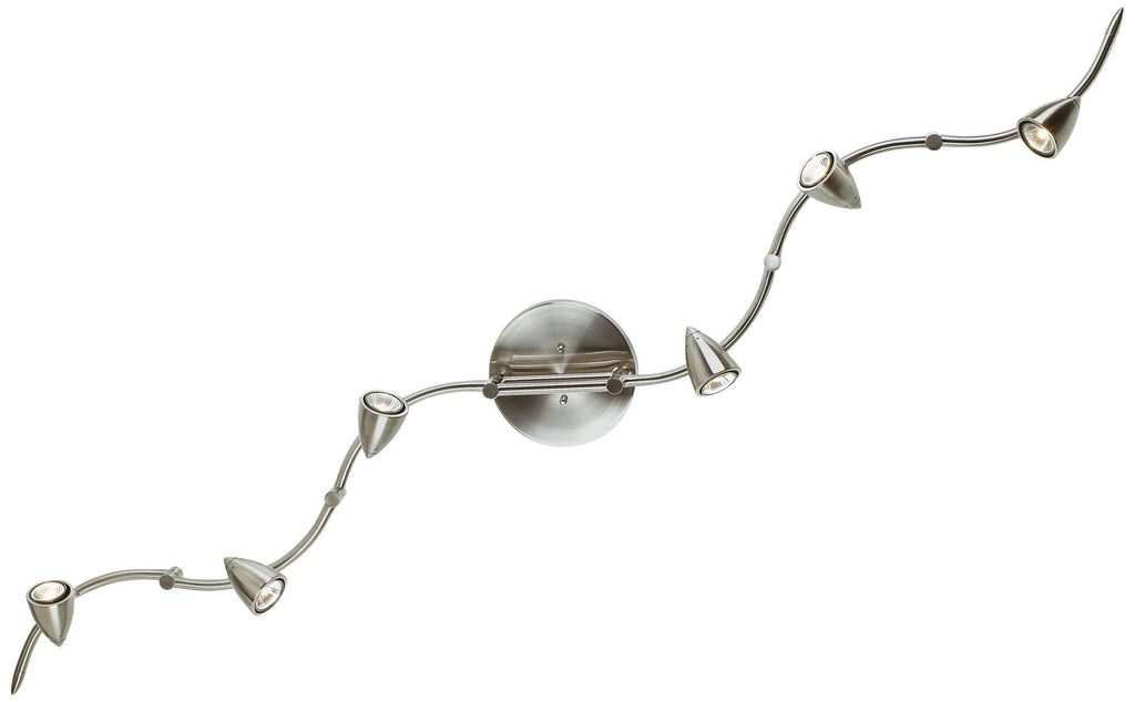 Heavy Duty Axel 72" Wide 6-Light Swing Arm LED Kit Track Light