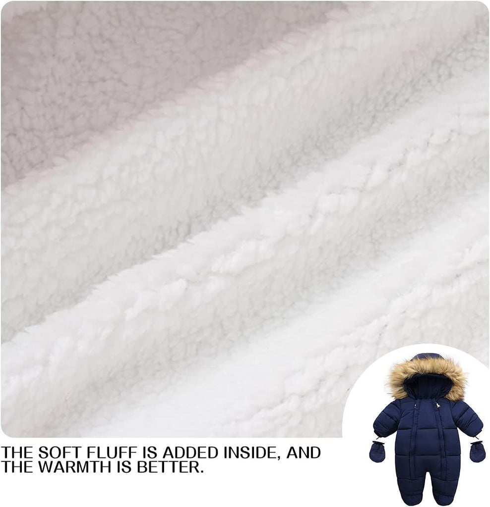 Baby Girls Winter Snowsuits Toddler Jackets For Boy Infant Jumpsuit