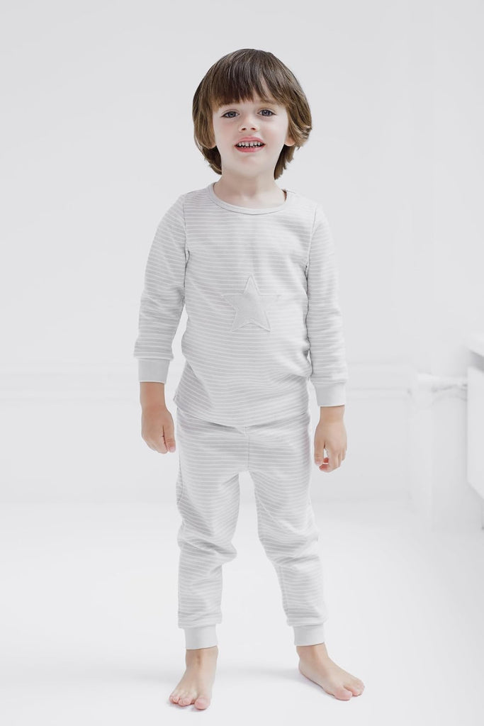 Modal Layette T-Shirt and Jogger Pants Play Set Outfit to Little Kid