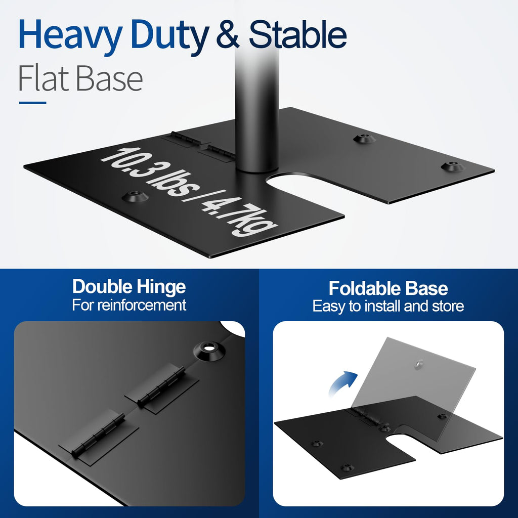 Heavy Duty Backdrop Stand, 8.9x10ft Pipe and Drape Stand, Black