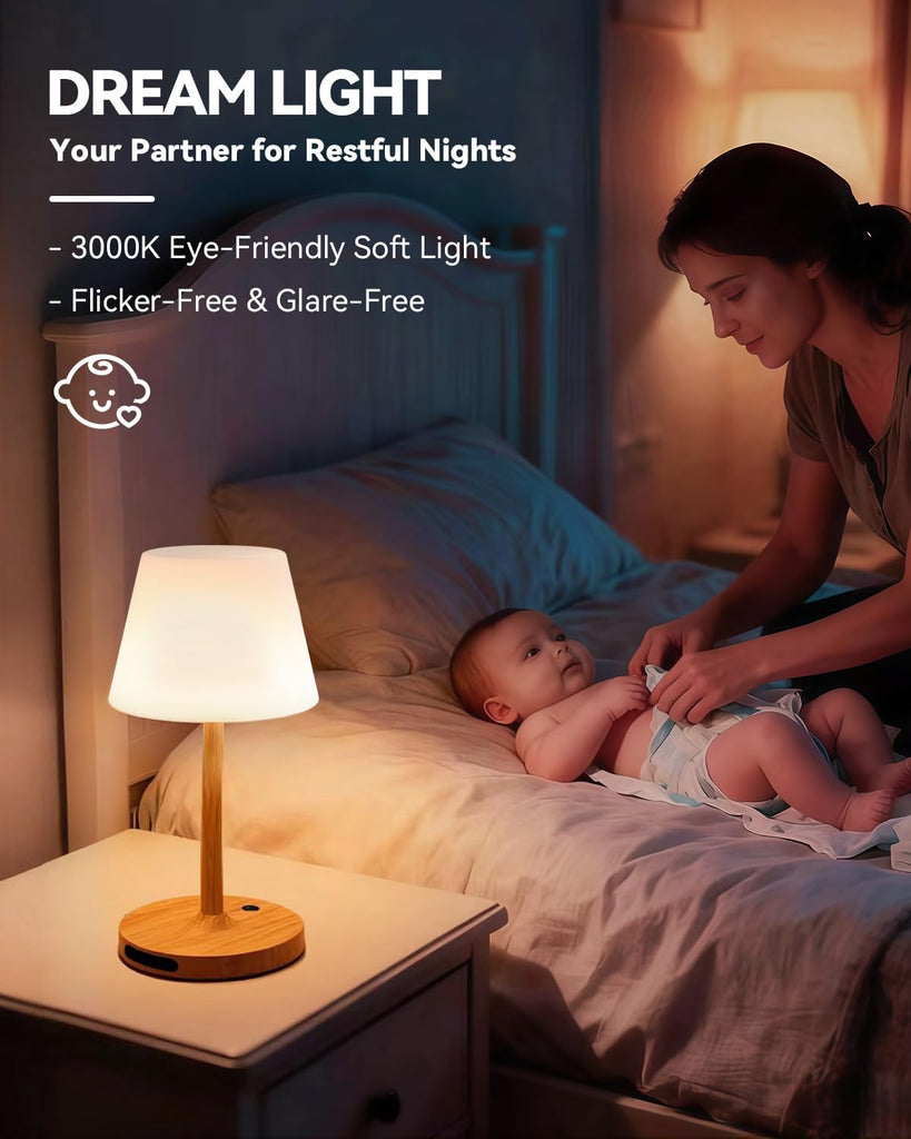 Outdoor Waterproof Shower Lamp, 5200mAh Rechargeable Bathroom Lamp