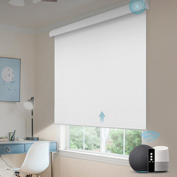 Z-Wave/Zigbee Smart Roller Window Shades, Essential White