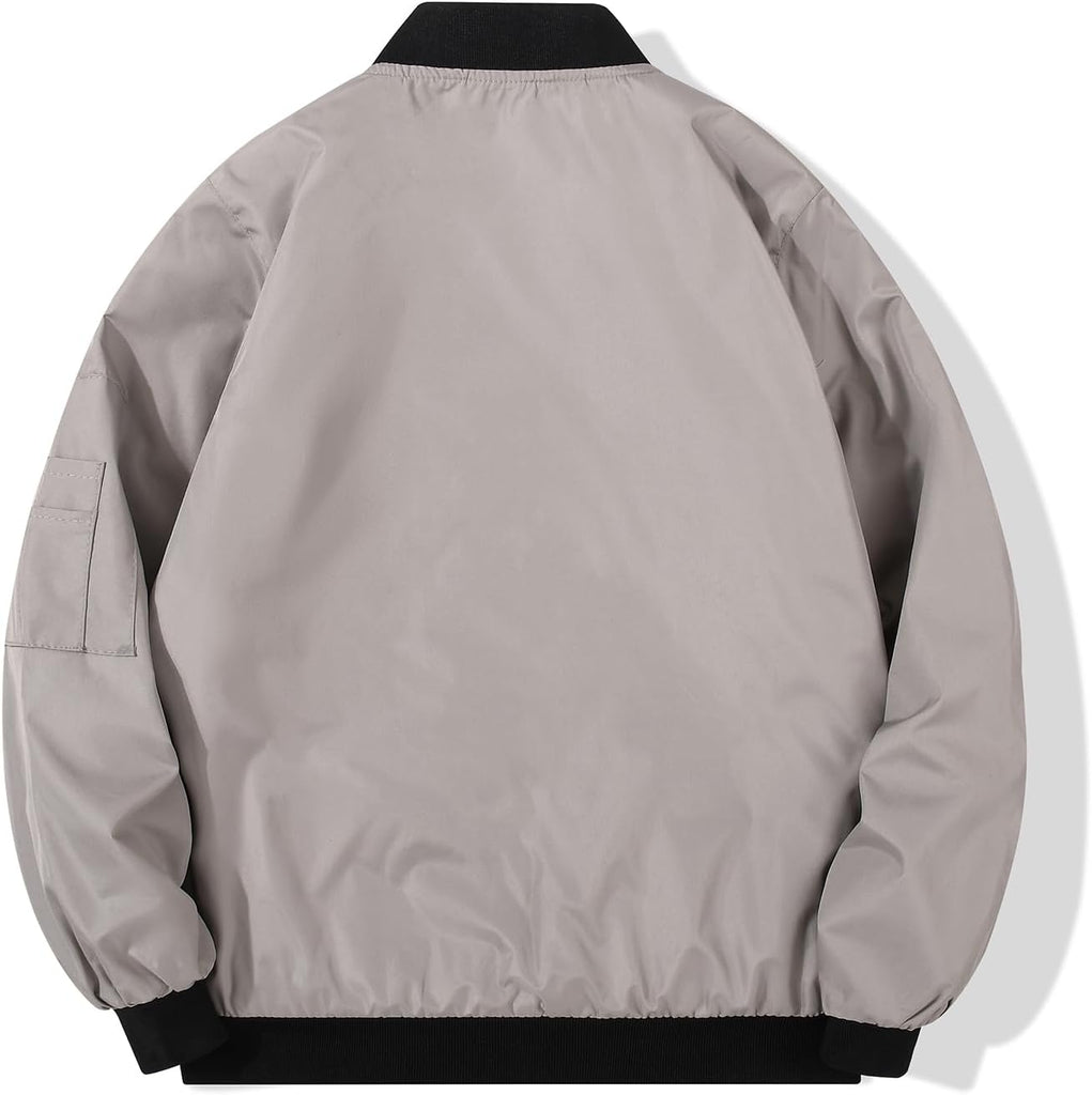 Boys Bomber Jacket Windproof Outerwear
