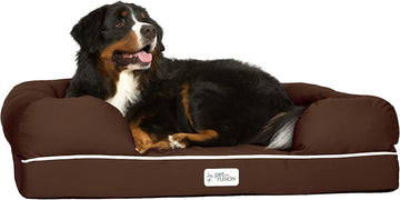 Ultimate Dog Bed, Orthopedic Memory Foam, Multiple Sizes/Colors, Medium Firmness Pillow, Waterproof Liner, YKK