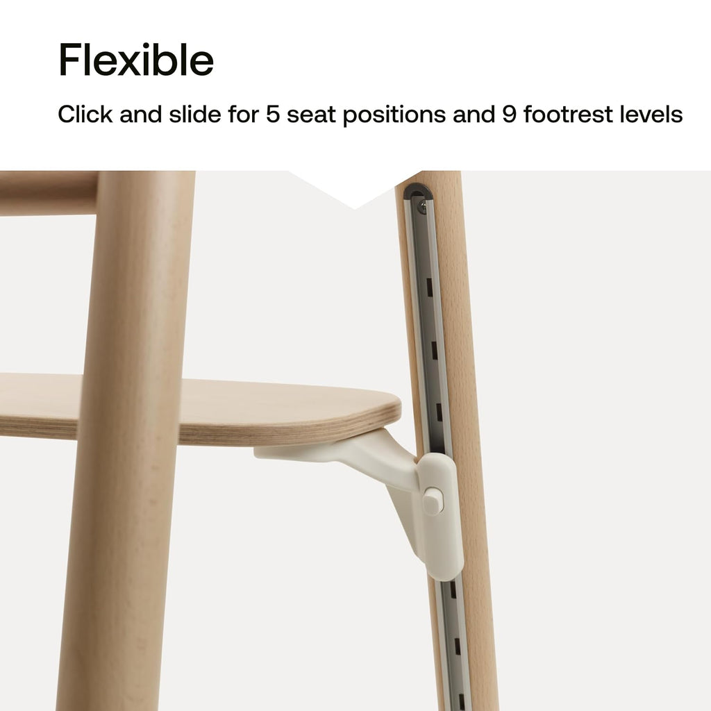Giraffe Wooden Baby High Chair Adjustable Ergonomic Design