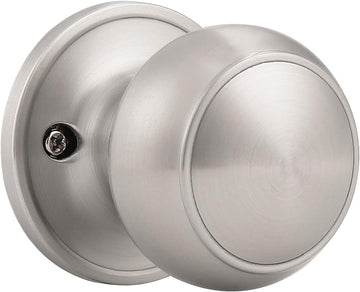 2 Pack Classic Closet Door Knobs Dummy Door Knob, Individual Non-Turning Dummy Door Knob Single Side, Satin Nickel