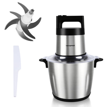 24 Cup Large Capacity Electric mixers, Electric Food Blenders with Stainless Steel Bowl, 2 Speed, 4 Bi-Level