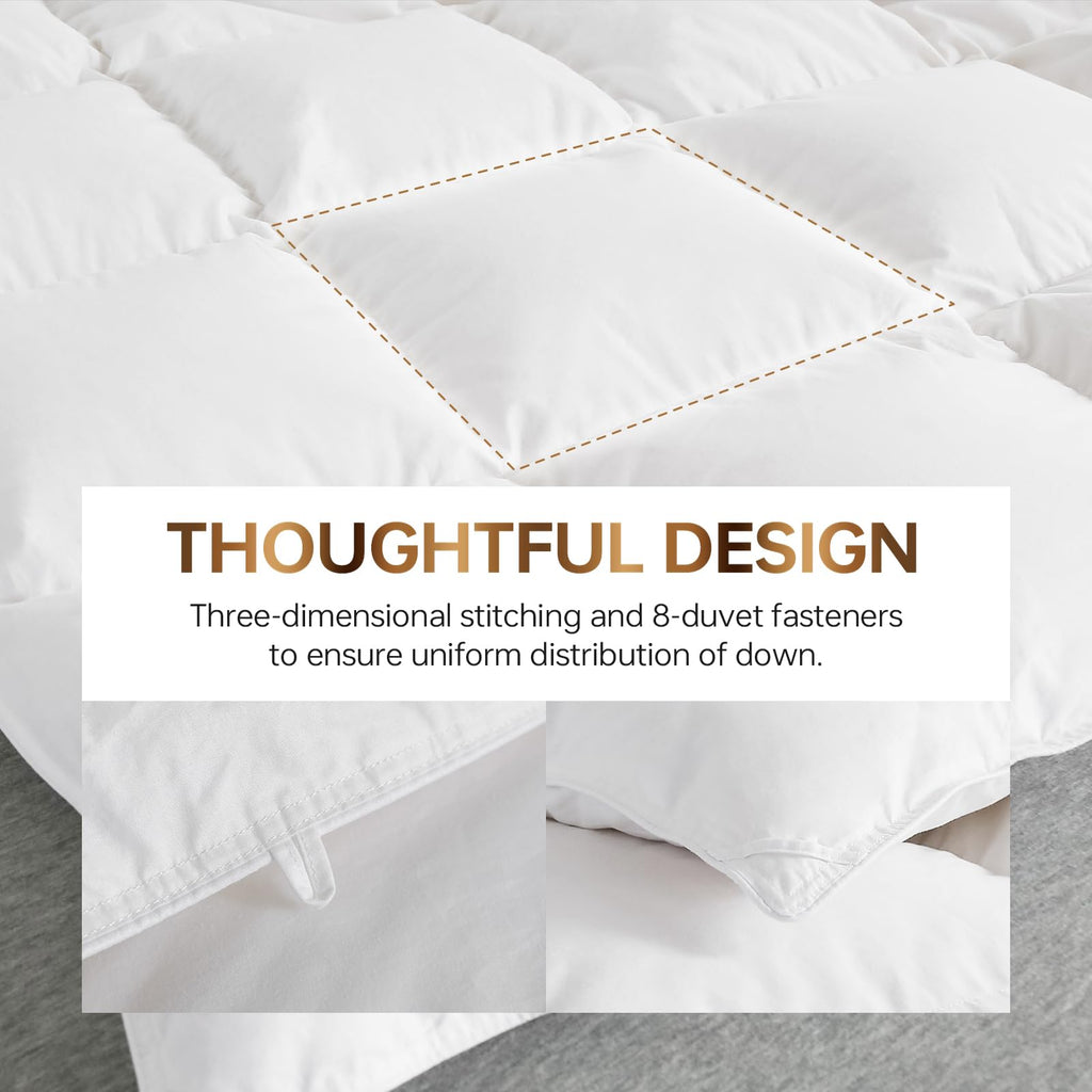 Down Comforter King Size All Season Duvet Insert(106"x90")